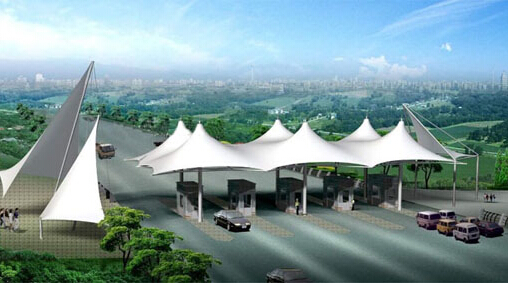 揚(yáng)州收費站膜結(jié)構(gòu)